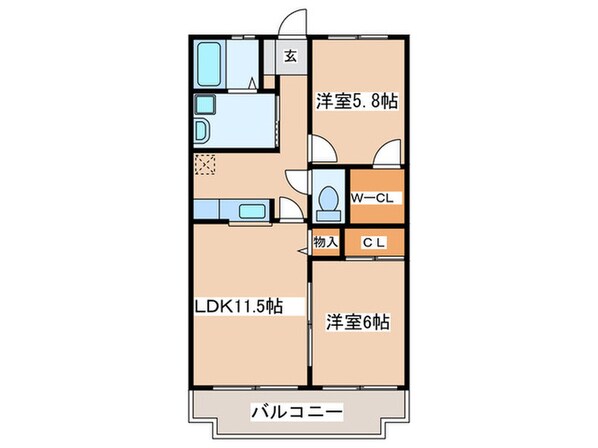 ポンデュ－グランの物件間取画像